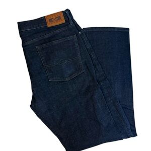 Joseph Abboud Men’s Dark Wash Jeans Straight Leg Premium Denim Classic Blue
